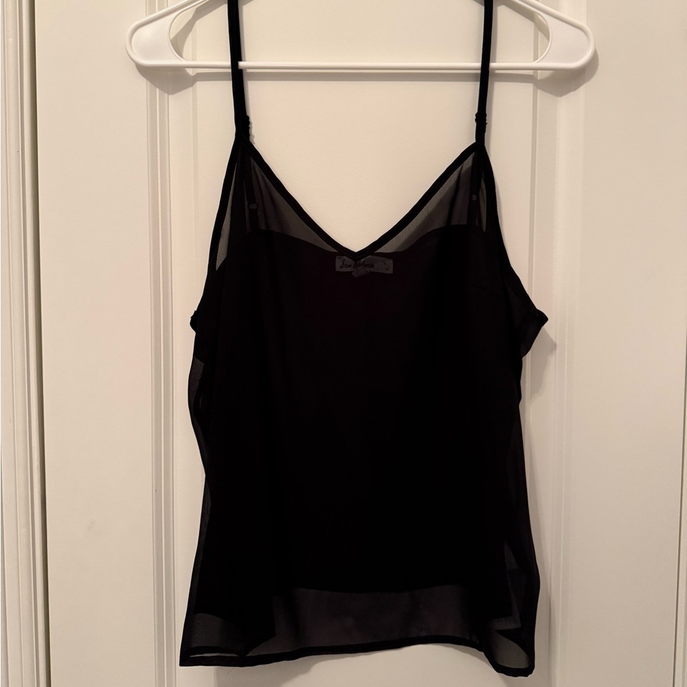 Sam Edelman Black Sheer Blouse | L - Picture 7 of 13